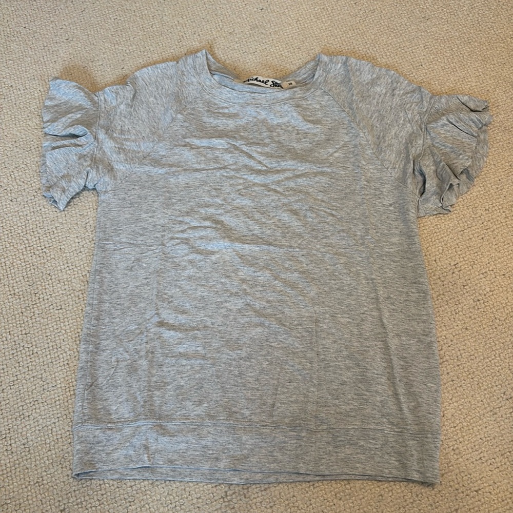 Michael Stars ruffle shirt